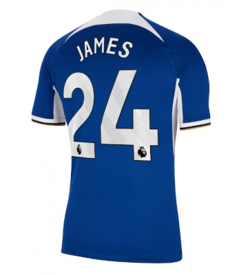 Chelsea Reece James #24 Replica Home Stadium Shirt 2023-24 Short Sleeve